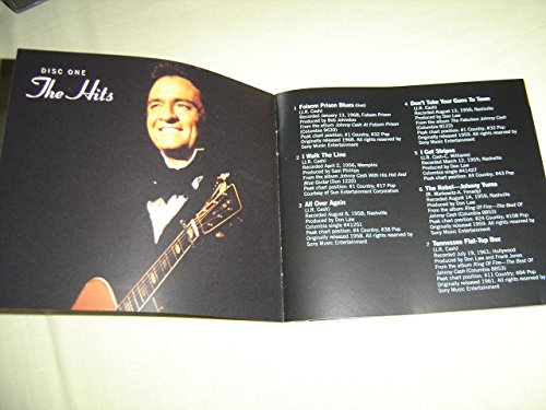 Collectors Dream Johnny Cash Treasures / 3 Black Retro Lp Design Cds In The Box: The Hits, Duets, Gospel Singer / Stunning Collector's Set #TOP7