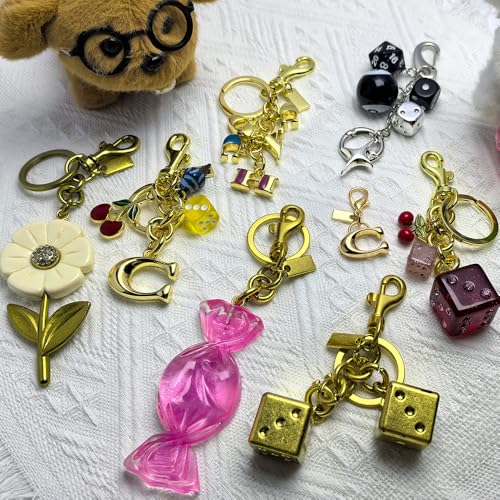 Image of Bag Charm KeyChain - Purse Wallet Chain & Charms Accessories for Handbags- Stocking Stuffers Gifts for Women Girls