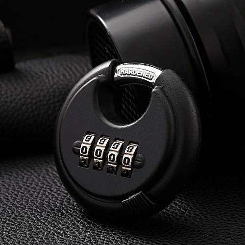 10 Pack Stainless Steel Discus Padlock 4 Digit (3inch) Combination Lock Outdoor For Warehouse, Sheds, Storage Locker, Units (Silver,10 Pack - View #6