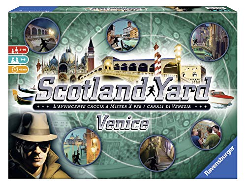 Ravensburger 26794 Scotland Yard Venedig, Italienische Version, Limitierte Auflage, 2-6 Spieler, Empfohlenes Alter von 8… – Bild 6