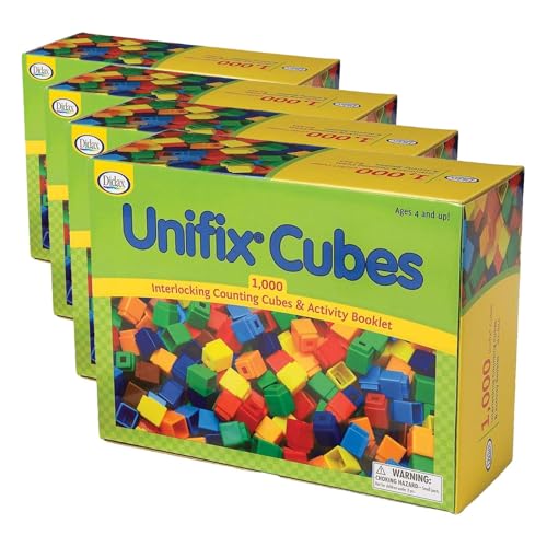 Image of Didax Unifix Cubes,Set of 1000,(Pack of 4)