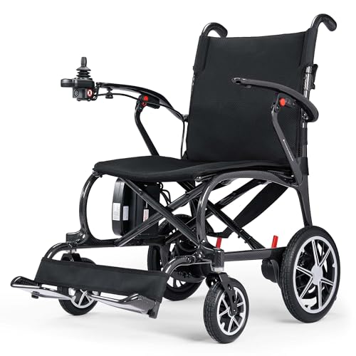 Lightweight Carbon Fiber Electric Wheelchair 20 Miles Range