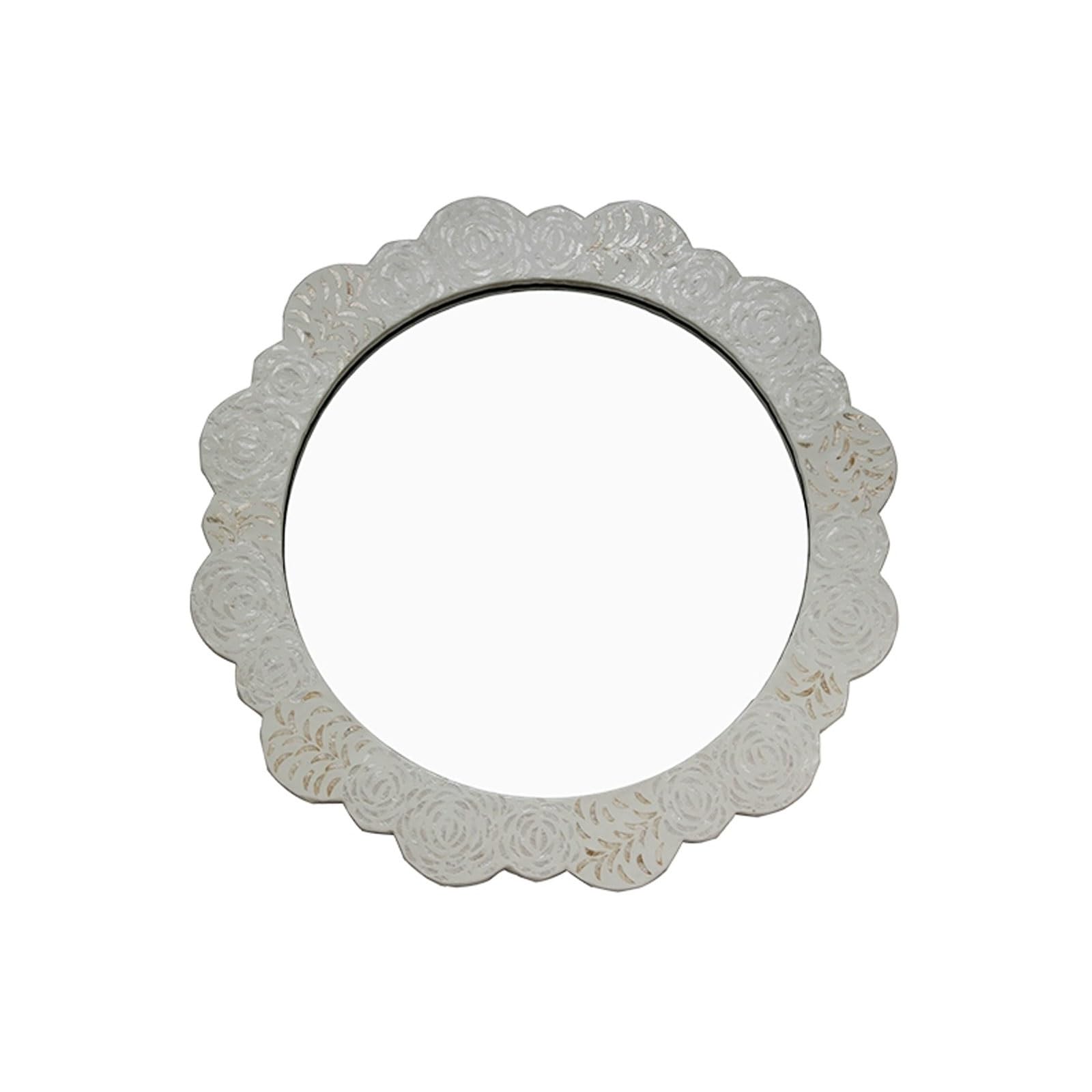Wall Mounted Vanity Mirror Modern Decorative Round Mirror for Hallway Bedroom Bathroom Living Room D