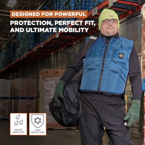 RefrigiWear Cooler Wear Lightweight Fiberfill Insulated Workwear Vest4