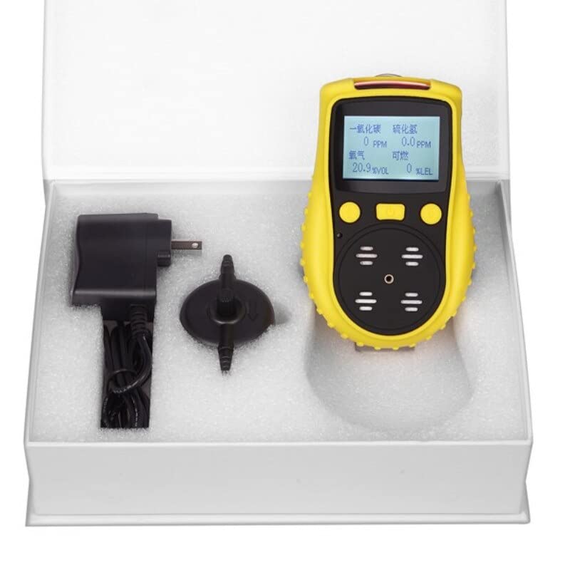 Oxygen Meter, Handheld O2 Gas Detector 0-30% Oxygen Measuring Range 0.1% Resolution, Portable O2 Gas Tester with Electrochemical Sensor, Battery Powered Oxygen Analyzer Gas Monitor