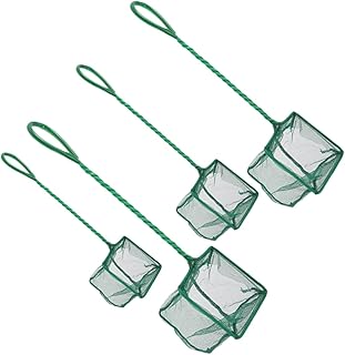 BCOATH 4piezas Pescar Multiusos De Captura Pesca Portátil para Acuario Incluye Color Verde para Atrapar Peces