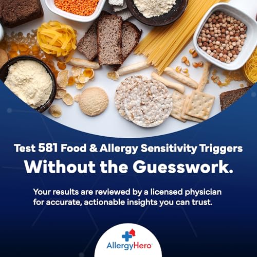 Allergy Hero Comprehensive Allergy & Food Sensitivity Combo Test Kit – 581 Food & Environmental Items Tested – for Adults & Kids – Easy & Pain-Free at-Home Collection with Accurate Results - Thumbnail 2