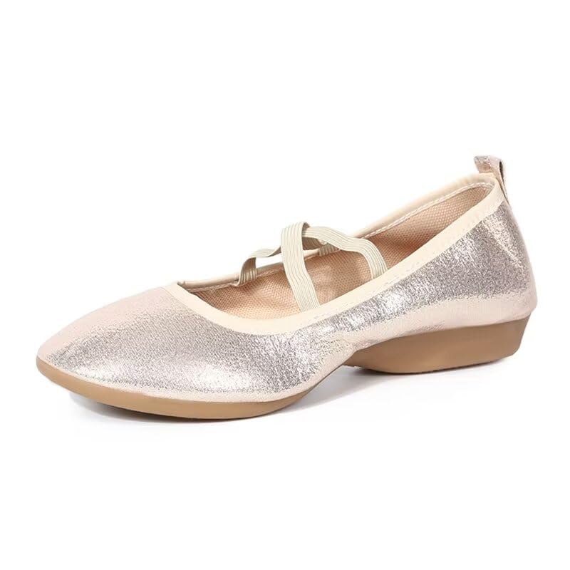 Women Low Heel Fashion Dance Shoes for Walking Yoga Ballet Exercise