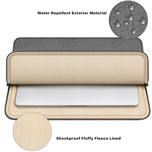 DOMISO 17 Zoll Laptop Tasche Multifunktionale Aktentasche Schultertasche für 17" Laptops/17.3" HP Pavilion 17/MSI GS73VR Stealth PRO/ASUS,Grau – Bild 4