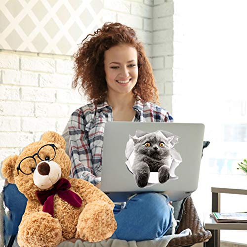 12Pcs Cartoon Animals Cute Cat Emoticons Wall Stickers, Removable Vinyl Cats Wallpaper Murals, 3D Art Home Decor Cat Decal For Bedroom Fridge Car Toilet Seat… #TOP6