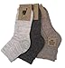 Lucchetti Socks Milano 6 PAIA calze CORTE in misto lana e ALPACA caldissime MADE IN ITALY (Tg.unica 35-40, SET LINKS)