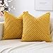 JOTOM 2er Set Kordsamt Kissenbezüge, Dekorative Weich Boho Kissenbezug Moderne Patchwork Kissenhüllen Sofakissen Dekokissen Zierkissenbezug für Wohnzimmer Schlafzimmer Deko (50x50cm, Senfgelb) Mode im günstig Kaufen-JOTOM 2er Set Kordsamt Kissenbezüge, Dekorative Weich Boho Kissenbezug Moderne Patchwork Kissenhüllen Sofakissen Dekokissen Zierkissenbezug für Wohnzimmer Schlafzimmer Deko (50x50cm, Senfgelb)
