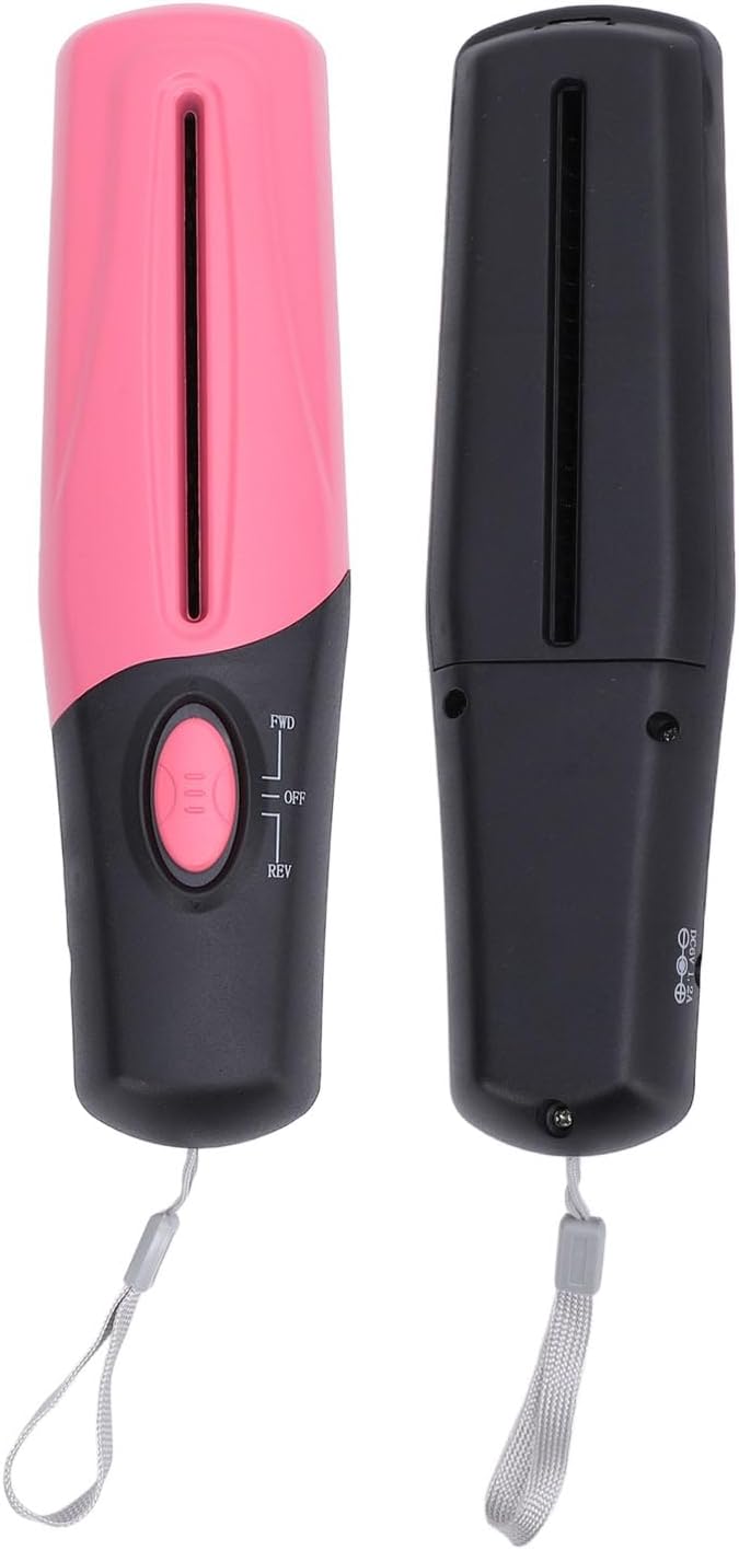 Portable Paper Shredder Handheld Multifunctional Electric USB Small Shredder Without Basket for Office Document Home Bills Receipts Cutter,Pink