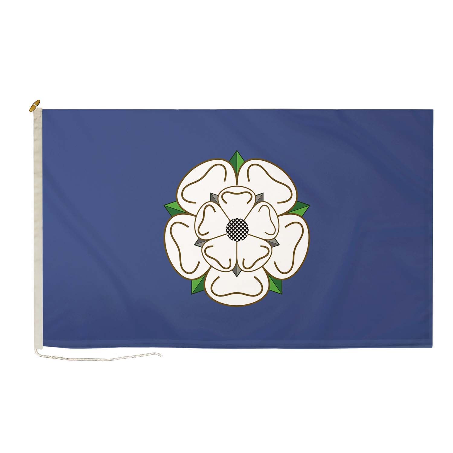 DuraFlag Yorkshire Old Small Courtesy 20x12" Rope and Toggled Premium Quality 50x30cm Flag — image 1