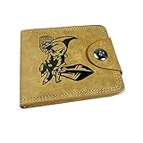 Material: piel sintética FEIDIAO Zelda Monedero Tarjetero Breath of The Wild Bolso Capas Carteras Regalo Cartera Portátil Zelda Billetera (B)
