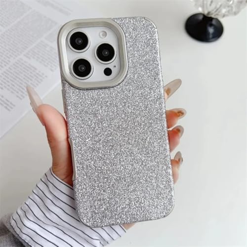 Coque magnétique élégante iPhone 16 Pro argent pour le quotidien