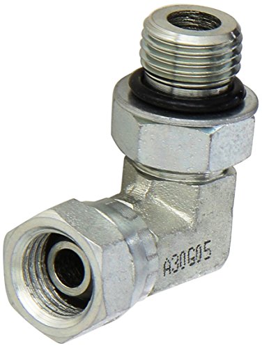 Gates G60289-0604 Male O Ring Boss to Female Pipe Swivel Npsm 90 (SAE to SAE)