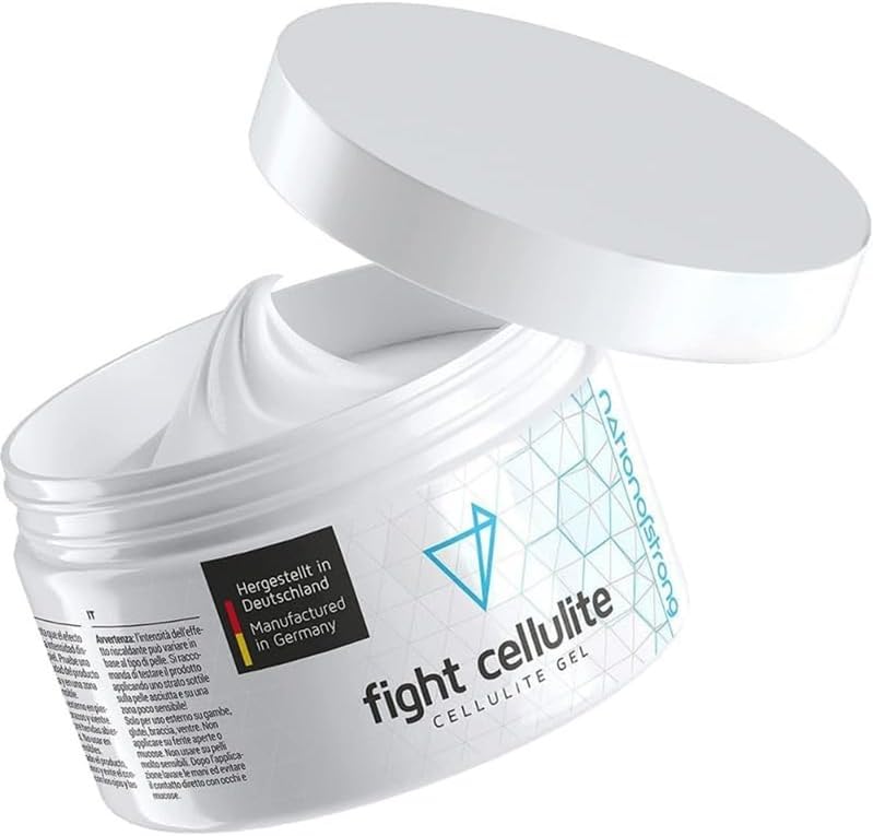 Fight Cellulite - 225ml | Gel anticelulítico profesional activado por calor | Fórmula fuerte con cafeína y L-Carnitina para una piel más firme y tonificada | Made in Germany