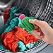 Sunseeke Silicone Dryer Balls, Natural Fabric Softener, Reusable, Reduces Clothing Wrinkles and Saves Drying Time -Blue, XL 4-Pack (Flowers)