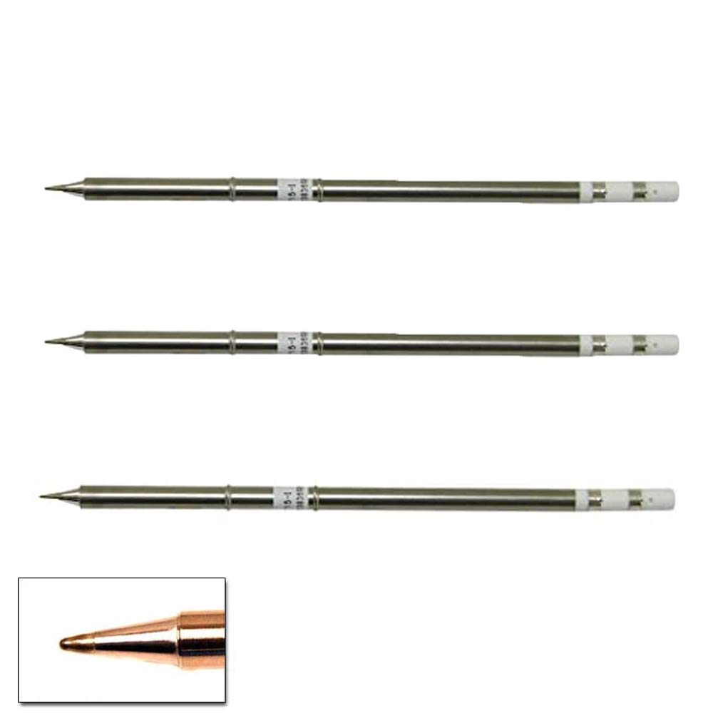 Pointe à souder Hakko T15-B2 : lot de 3 pannes coniques pour fer de précision