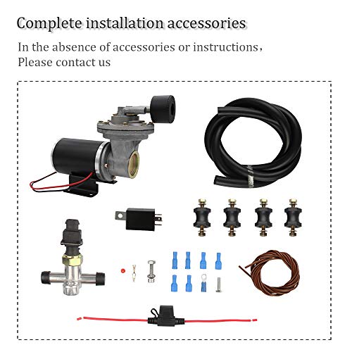 Image of Dracarys 28146 Electric Vacuum Pump Kit For Brake Booster Vacuum Pump Electric Vacuum Pump For Brakes