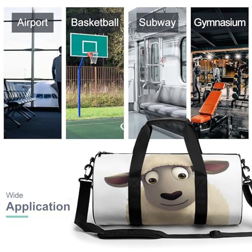Duffel Bag for Men Women Gym Bag Sheep Travel Duffel Bag Waterproof Overnight Bag for Sports Workout3