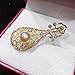 Produktbild THTHT Natürliche Süßwasser Perle Brosche Im Chinesischen Stil Instrumente Pipa Brosche Pins Pearl Schmuck Frauen
