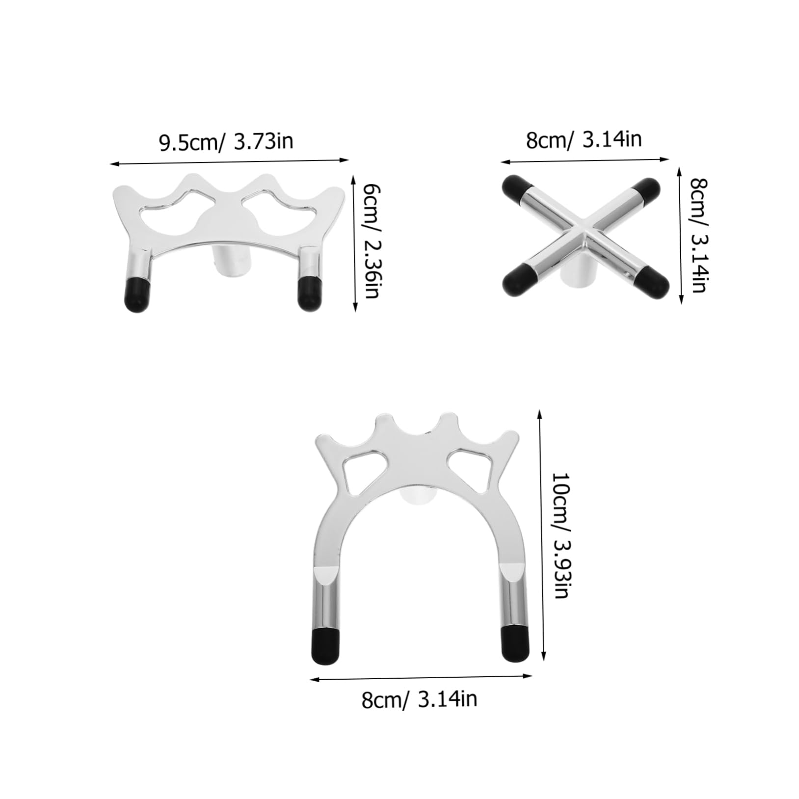 ifundom Billiards Holder Stand Metal Pool Rest Faux Cross Tip Bracket for Snooker