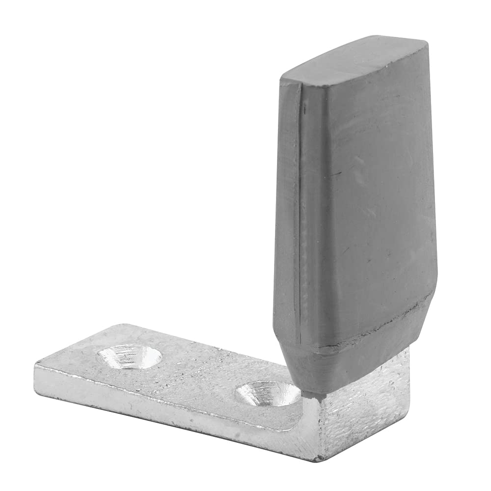 Sentry Supply 658-1022 odbojnik do drzwi, wysokość 2-11/16", stal, szczotkowane aluminium, szary gumowy zderzak, 1 szt