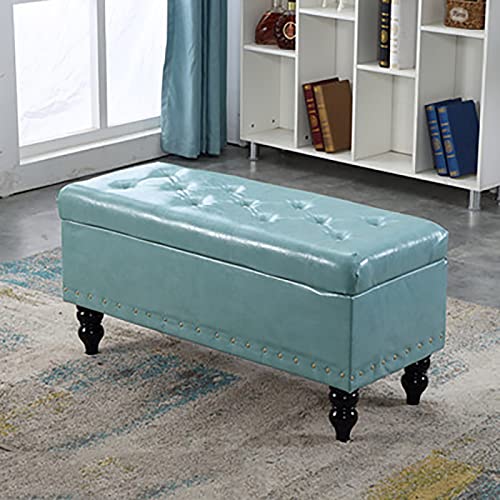 Banc ottoman de rangement pour optimiser un petit salon encombré - 2