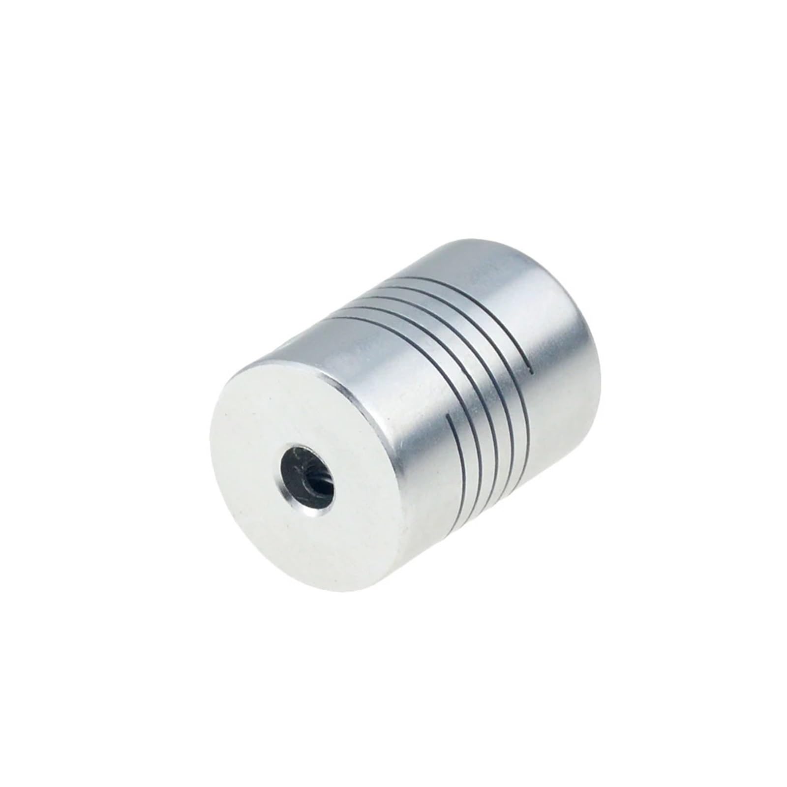 D19L25 5x8mm aluminio CNC Motor mandíbula eje acoplador 5mm a 8mm acoplamiento Flexible OD 19x25mm Dropshipping 3/4/5/6/6.35/7/8/10mm 1 Uds(8x10)