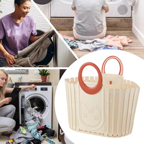 Panier à linge pliable gain de sac d'espace pour salle de bain - 8