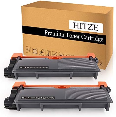 HITZE Compatible Toner Cartridge Replacement for Brother TN630 TN660 TN-660 for Brother MFC-L2700DW DCP-L2540DW HL-L2300D HL-L2380DW HL-L2340DW HL-L2360DW MFC-L2740DW (Black, High Yield, 2 Pack)