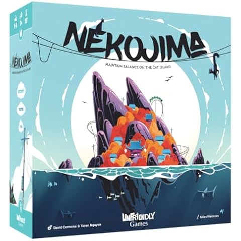 Hachette Boardgames Nekojima Dexterity Game Cover