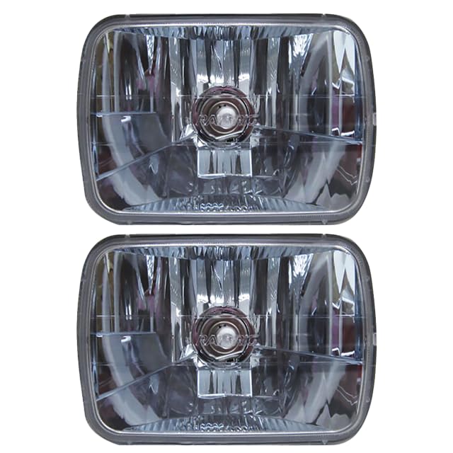 Amazon | マルチリフクター・ヘッドランプ 角型 ブルー 2個セット FH06