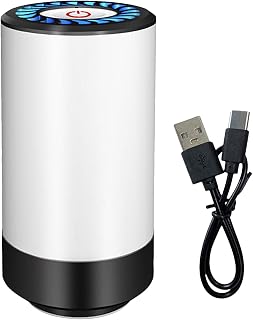 Hitburu Bomba De Vacío Para Almacenamiento | Bomba de Aire Portátil Para Bolsas de Vacío | Solución Recargable USB Para Hogar, Viajes, Natación, Camping Y Mudanzas