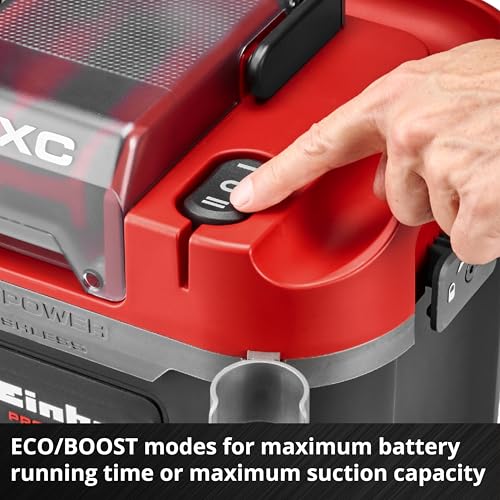 Einhell Professional Cordless Wet and Dry Vacuum Cleaner 18V Power X-Change, Brushless, 10L Container, 2 Suction Levels, incl. Pleated Filter, Suction Nozzles, Without Battery TP-VC 18/10 Li BL-Solo - Image 10
