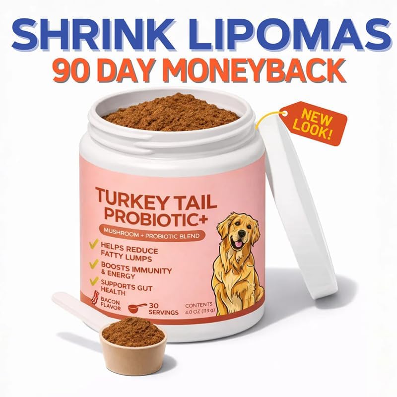 Complement Alimentaire Chien, Probiotique Chien avec Champignons Médicinaux à Queue de Dinde, Soutien Complet pour la Santé Digestive, Renforcez Votre Immunité et Votre Vitalité (x1)