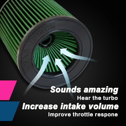Image of Engine Air Filter Compatible with Ford Focus ST RS 2009-2018 | Cold Air Intake,Washable And Reusable,Fit C-Max MKC Escape Grand Kuga Transit Connect Tourneo Air Filter Accessories