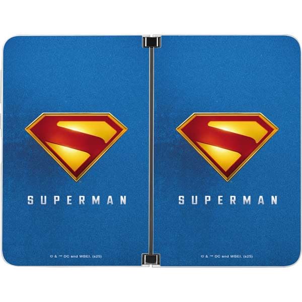 Skinit Decal Tablet Skin Compatible with Surface Duo - Officially Licensed Superman 2025 Classic Superman Shield Emblem Design