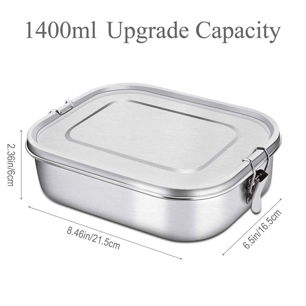 fiambrera, Bento Boxes Fiambrera de acero inoxidable for contenedor(1200ml)