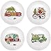 Mary Lake-Thompson Holiday Camper 9-inch Melamine Plates, Set of 4