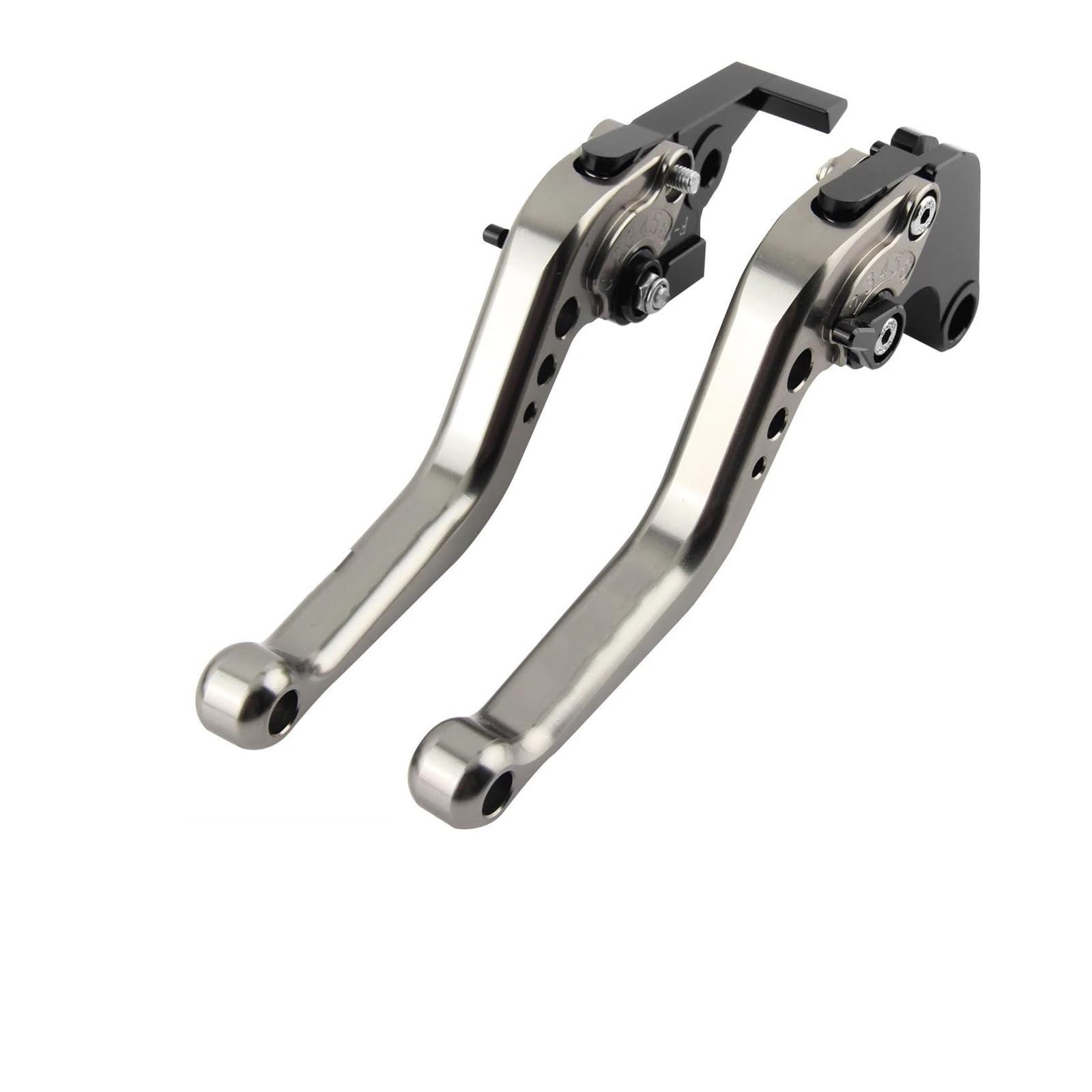 Handlebar Clutch Brake Lever For Kawasaki For Ninja For ZX6R For ZX-6R For ZX-636 For ZX-6RR 2000-2004 CNC Motorcycle Short Brake Clutch Lever Handles(Grey)