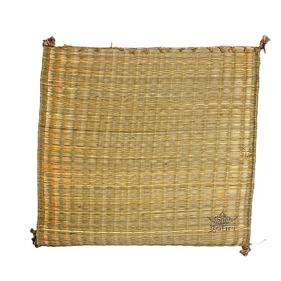 Herbe Kusha pour Puja et rituel asan tressé à la main pour le yoga