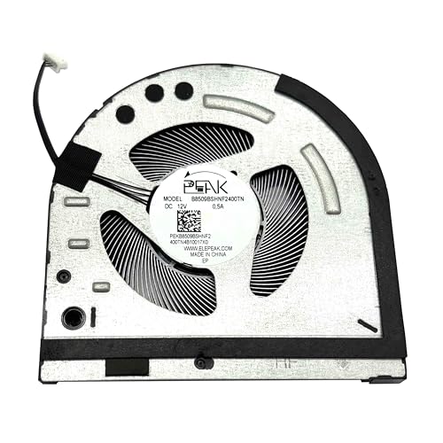 Image of BestParts New CPU+GPU Cooling Fan Replacement for Lenovo LOQ 15IRX9 (Type 83DV), P /N: 5H40S20999 5H40S21000 5H40S21001 (12V Fan)