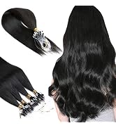Benehair Micro Loop Human Hair Extension 1g/strand 50g Micro Beads Remy Straight Hair Extension f...
