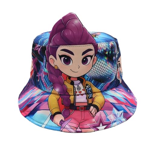 Manotears Cartoon Bucket Hat Cotton Korea Pop Fisherman Hat