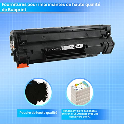 Toner HP 79A CF279A noir Bubprint idéal pour le télétravail sur M12w - 3