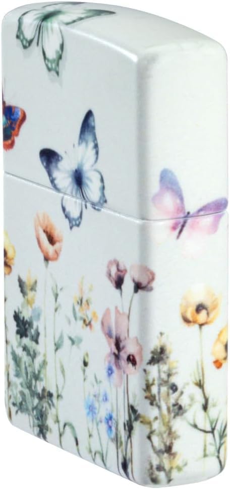 Encendedor Zippo con Grabado Personalizado de Mariposas miniatura 4