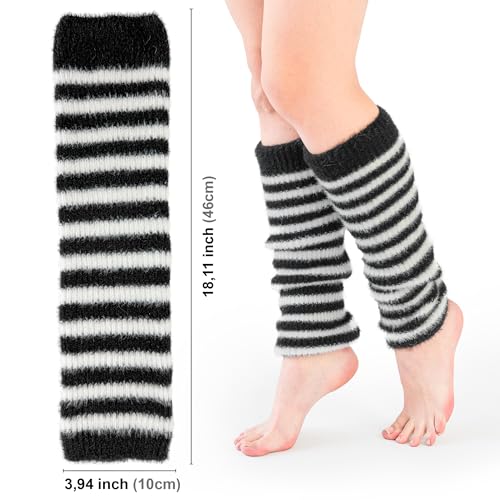 Knit Leg Warmers for Women - Long Wool Boot Ankle Warmers - for Ballet Ice Skating Dance Legwarmers4